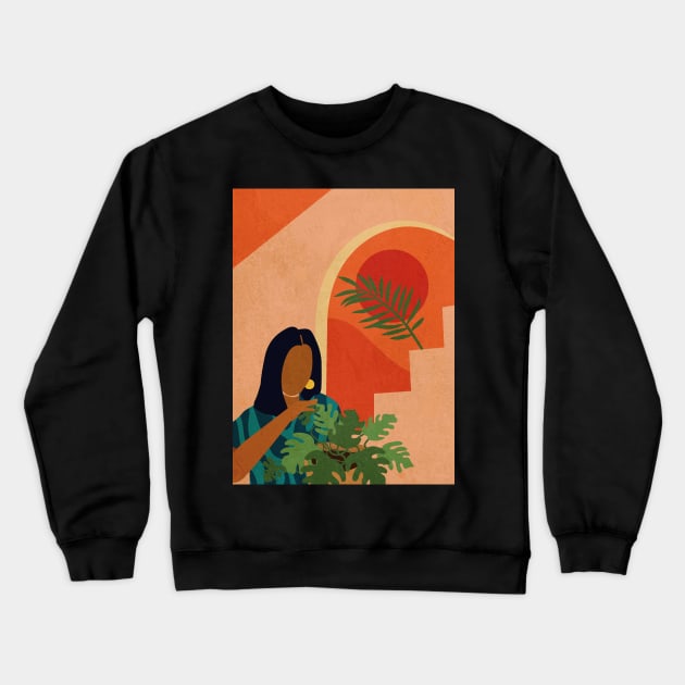 Plant Mom Crewneck Sweatshirt by DomoINK